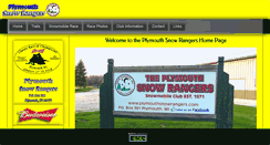 Desktop Screenshot of plymouthsnowrangers.com